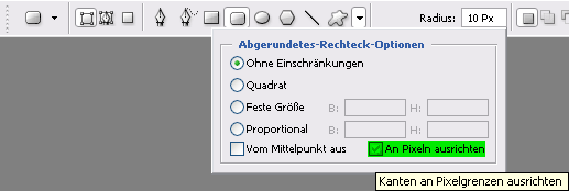 Lösung: So vermeidet man halbe Pixel