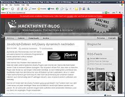 Hackthenet in Schwarz/Weiß